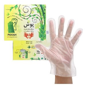 دستکش نایلونی یکبار مصرف