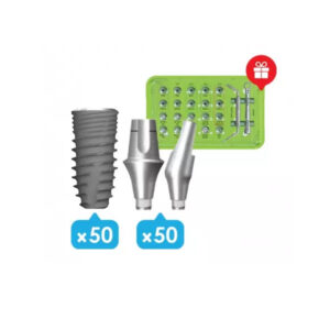 پکیج جراحی 50 عددی فیکسچر + اباتمنت Dentium - NRLine