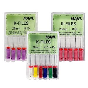 کا فایل دستی مانی Mani K-File 25 سایز 40/80