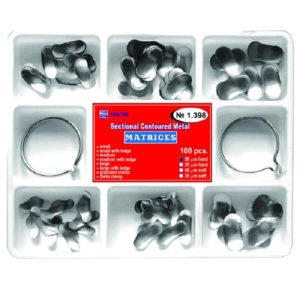 کیت سکشنال ماتریکس 100عددی سکشنال 2 عدد کلمپ Sectional Matrices Kit TorVM