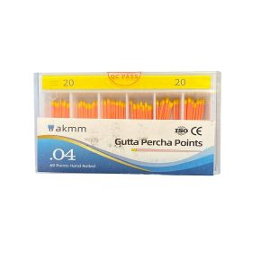 گوتا پرکا 20- 4 درصد آکام Gutta Percha Points AKMM